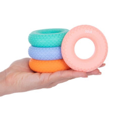 Еспандер кистьовий кільце FitGo Jello 50LB бірюзовий (1шт), код: FI-2524_T-S52