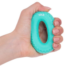 Еспандер кистьовий кільце FitGo Jello 50LB бірюзовий (1шт), код: FI-2524_T-S52