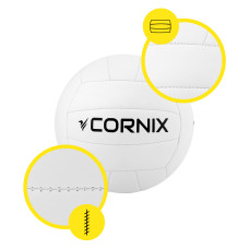 М"яч волейбольний Cornix AirStrike №5, білий, код: XR-0390
