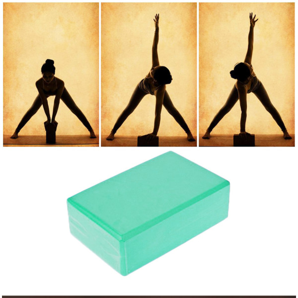 Блок для йоги Generation Fitness FF22E1 turquoise (бірюзовий), код: 523490-AX