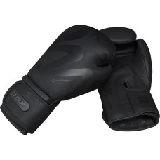 Боксерські рукавиці RDX F15 Noir Matte 12 унцій, чорний, код: BGR-F15MB-12oz