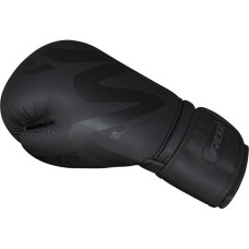 Боксерські рукавиці RDX F15 Noir Matte 12 унцій, чорний, код: BGR-F15MB-12oz