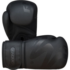 Боксерські рукавиці RDX F15 Noir Matte 12 унцій, чорний, код: BGR-F15MB-12oz