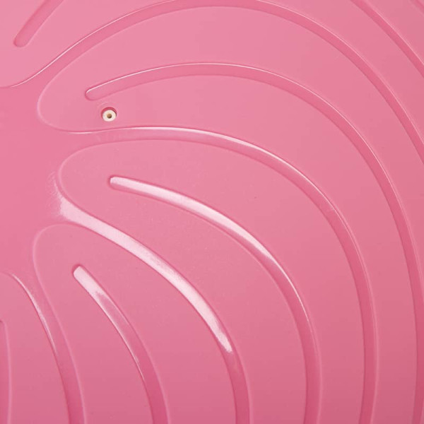 Балансировочная платформа цільна Bosu Mini з двома еспандерами 48х15 см чорний-рожевий, код: FI-1936_BKP-S52