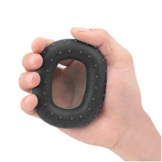 Еспандер кистьовий силіконовий PowerPlay Hand Grip Hard 30 кг, чорний, код: PP_4337_Black_30kg