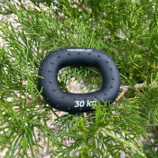 Еспандер кистьовий силіконовий PowerPlay Hand Grip Hard 30 кг, чорний, код: PP_4337_Black_30kg