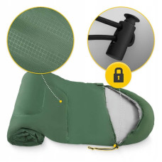 Спальний мішок (спальник) ковдра Mountain Standard 2 в 1, 8 ...+20°C R, Olive/Grey, код: P-5905973400961