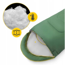 Спальний мішок (спальник) ковдра Mountain Standard 2 в 1, 8 ...+20°C R, Olive/Grey, код: P-5905973400961