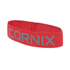 Резинка для фітнесу та спорту із тканини Cornix Loop Band 5-7 кг, червоний, код: XR-0137