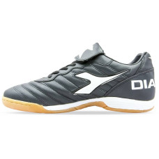 Взуття для футзалу чоловіча Diadora розмір 40 (27см), чорний-білий, код: OB-9609-BKW_40