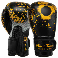 Боксерські рукавиці дитячі Hard Touch 2 унції, чорний, код: BO-8468_2BK