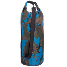 Водонепроникний гермомішок SP-Sport Waterproof Bag 30л камуфляж синій, код: TY-6878-30_KBL-S52
