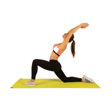 Килимок для йоги та фітнесу Toorx Yoga 1730х600х6 мм, фіолетовий-антрацит, код: 931139-SVA