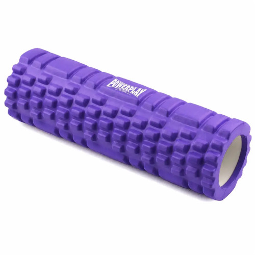 Масажний ролик (роллер) PowerPlay Massage Roller (30x10см.), фіолетовий, код: PP_4342_Purple
