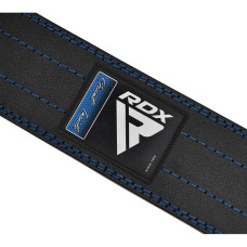 Пояс для пауерліфтингу шкіряний RDX RD1 XL, чорний-синій, код: WPB-RD1U-XL