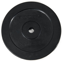 Диск для штанг і гантелей Toorx (DGG-10) 10 кг, 25 мм, чорний, код: 931407-SVA