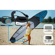 Надувна SUP дошка Thunder Steel з веслом, 3650х760х150 мм, синій, код: SUP-STEEL-BLUE