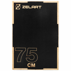Пліобокс для кросфіту Zelart Wood Plyo Box 1шт, 75см, чорний, код: FI-4884-2