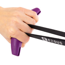 Ручки для еспандерів резинок та тренажерів Ezous OX Horn Handle 2шт, чорний, код: F-13