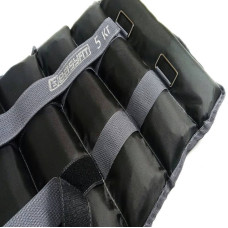 Обтяжувачі для ніг та рук EasyFit 2х5 кг, чорний, код: EF-AWTS-500-EF