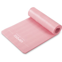 Килимок (мат) для йоги та фітнесу Gymtek NBR 1см рожевий, код: 5907766663720