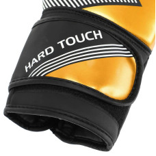 Боксерські рукавиці Hard Touch 14 унцій, чорний-золотий, код: BO-7698_14BKY
