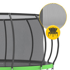 Батут із внутрішньою сіткою 4Fizjo Pro 16FT 496 см Black/Green, код: P-5907739319241