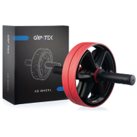 Ролик для пресу подвійний Gymtek червоний, код: 5907766667216