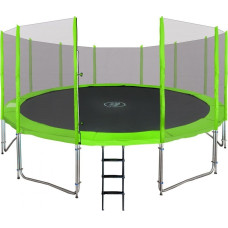 Батут SkyRamiz з зовнішньою сіткою 16 футів 487 см, зелений, код: TRAMP.16FT.ZIE-IN