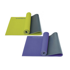 Килимок для йоги та фітнесу Toorx Yoga 1730х600х6 мм, зелений-антрацит, код: 931138-SVA