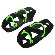 Лопатки для плавання ласти для рук MadWave Grabber Forearm чорний-зелений, код: M074201-S52