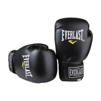 Рукавички для боксу Everlast 10 унцій, чорнмй, код: EF-0370-10