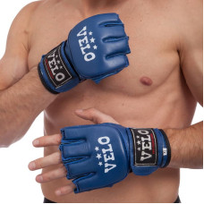 Рукавички для змішаних єдиноборств MMA Velo XL синій, код: ULI-4024_XLBL