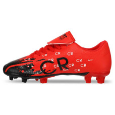 Бутси футбольні CR7 розмір 40, червоний-чорний, код: 6001-36-41_40R