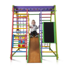 Спортивний комплекс для дому SportBaby «Акварелька» 1320х1240х1500 мм, код: Акварелька