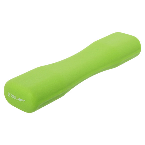 Гантель для фітнесу MDbuddy 1х1 кг, салатовий, код: TA-5322-1