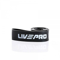 Гума для підтягування LivePro Super Band X-Heavy 29-79 кг (2080x64x4.5 мм), чорний, код: 6951376101584