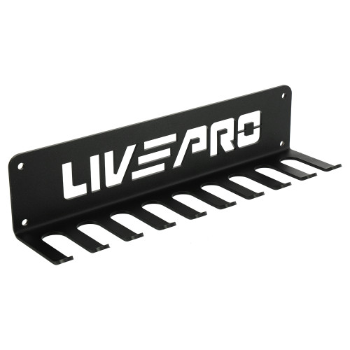 Кронштейн настінний для скакалок та петель LiveUp чорний, код: LP8817