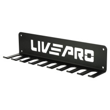 Кронштейн настінний для скакалок та петель LiveUp чорний, код: LP8817