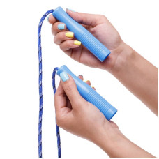Скакалка FitGo 2,5м, синій, код: FI-4919_BL