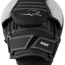 Лапи боксерські PowerPlayPro Carbon Ultra Series PU (пара), чорний-білий, код: PP_3044_Bl/White