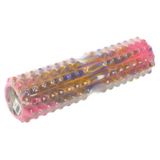 Ролер масажний циліндр (ролик мфр) FitGo Grid Spine Roller, 450x95 мм, рожевий, код: FI-9368_P