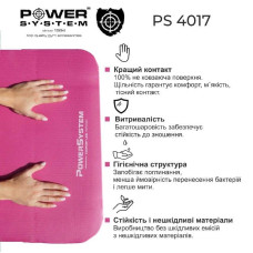 Килимок для йоги та фітнесу Power System Fitness-YogaA Mat Pink 10 мм, код: PS-4017_Pink