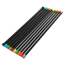 Бодібар Zelart Body Bar 10 кг, чорний-фіолетовий, код: FI-4776-10
