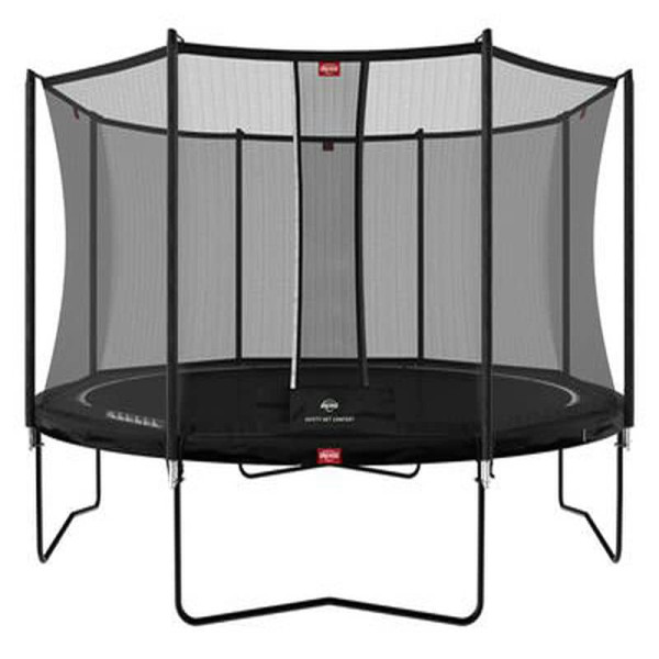 Батут Berg Favorit Regular 380 Black + Safety Net Comfort, код: 35.12.95.02-S