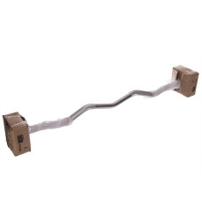 Штанга фіксована вигнута обрезиненная ZelartRubber Coated Barbell 10кг, код: TA-2687-10-S52
