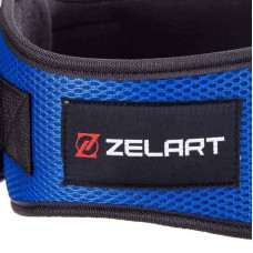 Пояс атлетичний посилений регульований Zelart M синій, код: SB-165415_M-S52