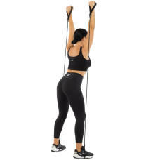 Еспандер трубчастий з ручками та лямками для ніг BioGym Body Shaper чорний, код: 10046-S52