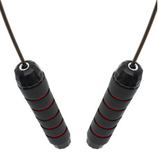 Скакалка швидкісна для кросфіту Cornix Speed Rope Classic 2800 мм, чорний-червоний, код: XR-0150
