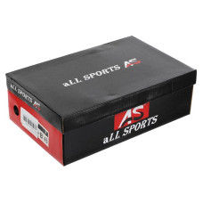 Взуття для футзалу чоловічі All Sports розмір 39 (24.5 см), чорний-білий, код: 220862-2_39BKW
